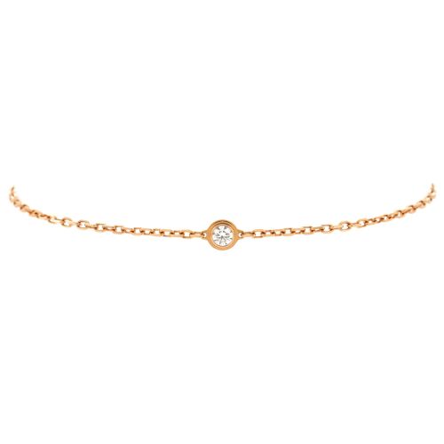 D'Amour Bracelet 18K Rose Gold and Diamond Small