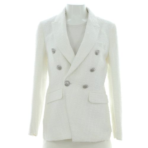 Women's Double Breasted Blazer Tweed