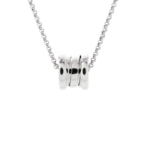 B.Zero1 Pendant Necklace 18K White Gold