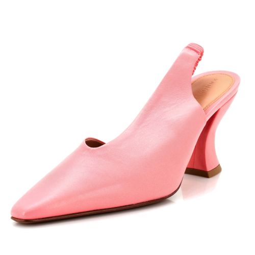 Women's Almond Slingback Pumps Leather