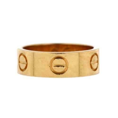 Love Band Ring 18K Yellow Gold