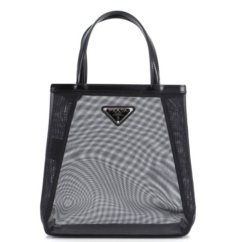 Logo Open Tote Mesh Small