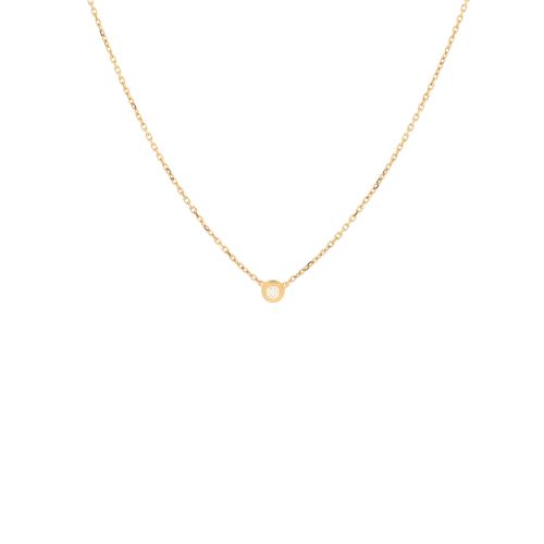 Cartier D'Amour Pendant Necklace 18K Yellow Gold and Diamond XS