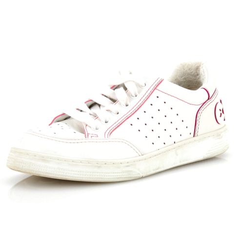 Women's Logo Low-Top Sneakers Leather