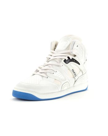 Men's Gucci Basket High-Top Sneakers Demetra with Fabric