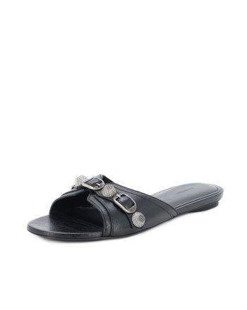 Women's Cagole Flat Sandals Leather