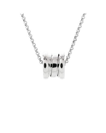 B.Zero1 Pendant Necklace 18K White Gold