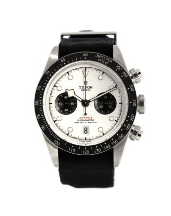 Black Bay Chronograph Automatic Watch Stainless Steel and Fabric 41