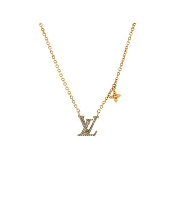 LV Iconic Necklace Metal with Crystals