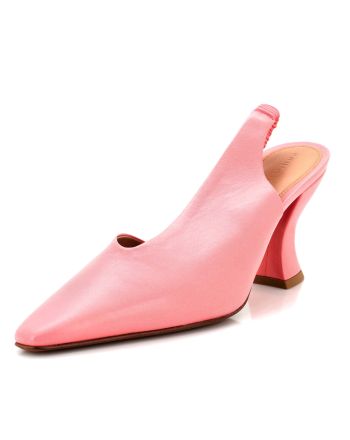 Women's Almond Slingback Pumps Leather