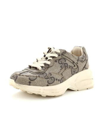 Rhyton Sneakers Jumbo GG Coated Canvas