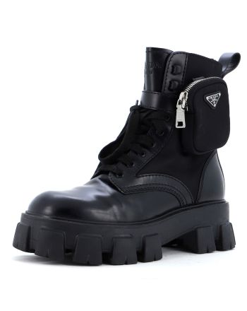 Monolith Combat Boots Leather and Nylon