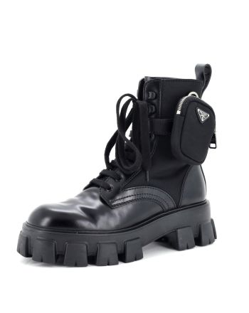 Monolith Combat Boots Leather and Nylon