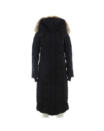 Women's Jada Maxi Coat Quilted Polyester with Down and Fur